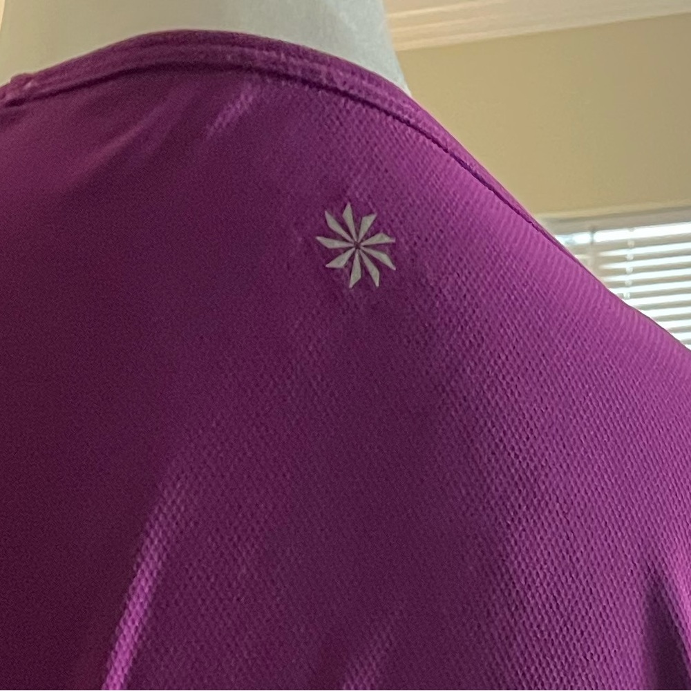 ATHLETA Magenta Long Sleeve Blouse, Small. - Picture 7 of 11